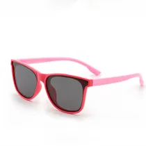 Kids Boys & Girls Square Silicone Polarizer UV Protection Sunglasses