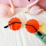 Kids Round Fashion Anti-UV Protection Tinted Sunglasses