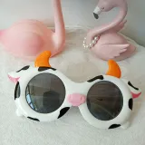 Kids Cartoon Cow Shaped Fashion Anti-UV Protection Sunglasses
