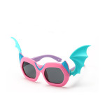 Halloween Kids Bat Polarized Silicone Sunglasses