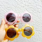 Kids Round Sunflower Fashion Anti-UV Protection Sunglasses