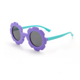 Kids Sunflower UV Protection Silicone Sunglasses
