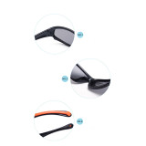 Kids Riding Sports Polarized Light Silicone Sunglasses Adjustable Frame