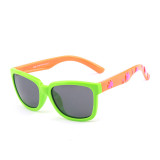 Kids Boys & Girls Anti-UV Protection Splicing Color Silicone Sunglasses