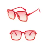 Kids Square Bee Glasses Anti-UV Protection Fashion Sunglasses