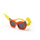 Halloween Kids Bat Polarized Silicone Sunglasses