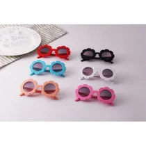 Kids Sunflower UV400 Silicone Sunglasses