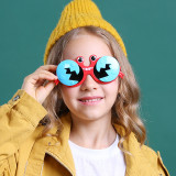 Kids Boys & Girls 3D Crab Shaped Silicone Sunglasses