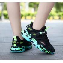 Boy Fashion Net Breathable Hollow Out Sports Running Lightweight Sneakers
