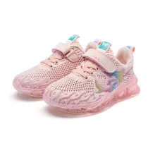 Kid Girl Mesh Breathable Mermaid Sport Sneakers Shoes