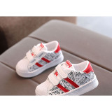 Toddler Kids White Sports Sneakers Flat Shoes