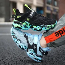 Boy Fashion Net Breathable Sports Running Lightweight Sneakers