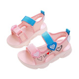 Kid Girl Love Heart Lightweight Sandals Summer Shoes