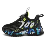 Kids Boy Mesh Breathable Prints Sport Sneakers Shoes