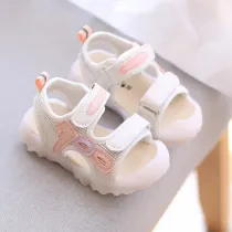 Baby Toddlers Toe Half Wrapped Learn To Walk Summer Sandals Shoes