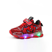 Toddler Kid LED Light Spider Man Mesh Breathable Sneakers Shoes