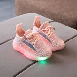 LED Light Kids Shoes Net Surface Lightweight Mesh Sport Sneakers Shoes