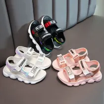 Kid Girl Sequins Letters Beach Sandals Shoes