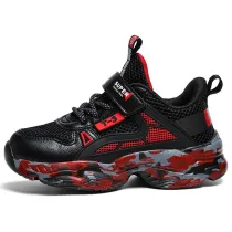 Kid Boy Mesh Breathable Fitness Lightweight Running Sneakers Shoes