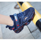 Boy Fashion Net Breathable Hollow Out Sports Running Lightweight Sneakers