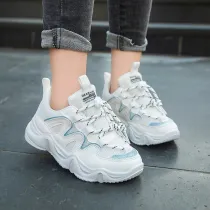Kids Lace Up Mesh Breathable Running Travel Sports Sneakers Shoes