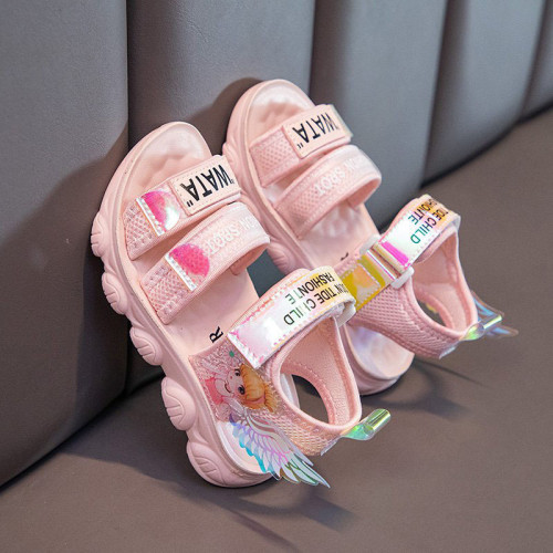 Kid Girl 3D Wing Lightweight Beach Sandals Shoes