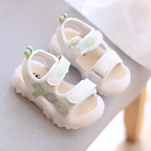 Baby Toddlers Toe Half Wrapped Learn To Walk Summer Sandals Shoes