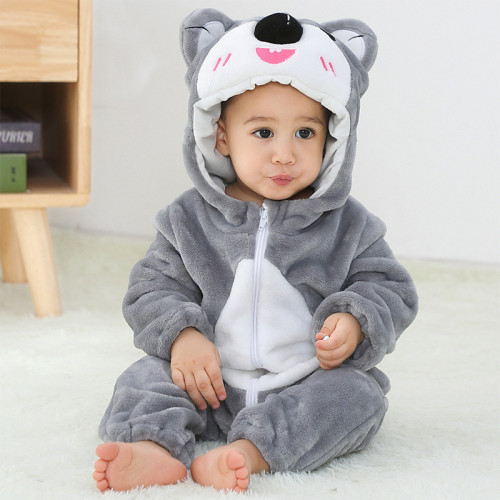 Baby Grey Koala Onesie Kigurumi Pajamas Animal Costumes for Unisex Babys