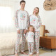 Colorful Christmas Deer Printing ​​Christmas Family Matching Sleepwear Pajamas Sets