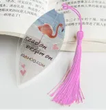 Kidshoo Exclusive Design Transparent Leaf Pressed Bookmark For Readers