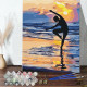 DIY Paint By Numbers Colorful Dancing Girl Oil Painting Zero Basis HandPainted Home Decor Canvas Drawing
