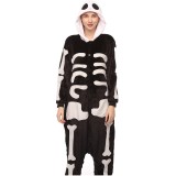 Family Kigurumi Pajamas Human Skeleton Onesie Cosplay Costume Pajamas For Kids and Adults