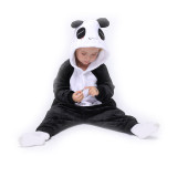 Family Kigurumi Pajamas Black Panda Animal Onesie Cosplay Costume Pajamas For Kids and Adults