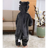 Family Kigurumi Pajamas Grey Wolf Animal Onesie Cosplay Costume Pajamas For Kids and Adults