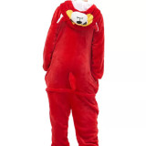 Family Kigurumi Pajamas Red Husky Dog Onesie Cosplay Costume Pajamas For Kids and Adults