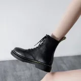 Classic Women's British Martin Motorcycle Boots Booties