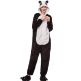 Family Kigurumi Pajamas Black Panda Animal Onesie Cosplay Costume Pajamas For Kids and Adults