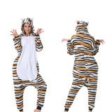 Family Kigurumi Pajamas Oragne and Grey 3 Colors Cat Animal Onesie Cosplay Costume Pajamas For Kids and Adults