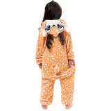 Family Kigurumi Pajamas Orange Sika Deer Animal Onesie Cosplay Costume Pajamas For Kids and Adults