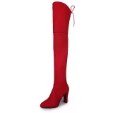 Classic Over The Knee High Suede Women Boots Winter Thigh High Pointy Boots