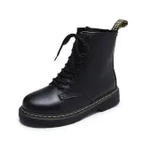 Classic Women's British Martin Motorcycle Boots Booties