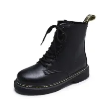 Classic Women's British Martin Motorcycle Boots Booties