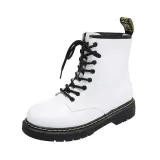 Classic Women's British Martin Motorcycle Boots Booties