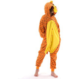 Family Kigurumi Pajamas Tigger Animal Onesie Cosplay Costume Pajamas For Kids and Adults