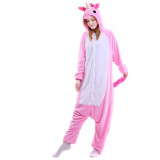 Family Kigurumi Pajamas Pink Unicorn Animal Onesie Cosplay Costume Pajamas For Kids and Adults