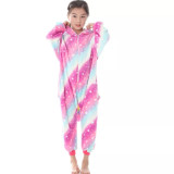 Family Kigurumi Pajamas 3 Colors Stars Unicorn Animal Onesie Cosplay Costume Pajamas For Kids and Adults
