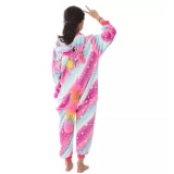 Family Kigurumi Pajamas 3 Colors Stars Unicorn Animal Onesie Cosplay Costume Pajamas For Kids and Adults