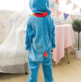 Family Kigurumi Pajamas Blue Doraemon Animal Onesie Cosplay Costume Pajamas For Kids and Adults