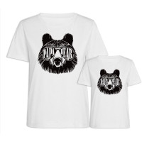Matching Dad and Me Prints Cool Bear Family T-Shirts