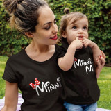Matching Family Prints Polka-Dot Bow Minnie Mom And Me T-Shirts